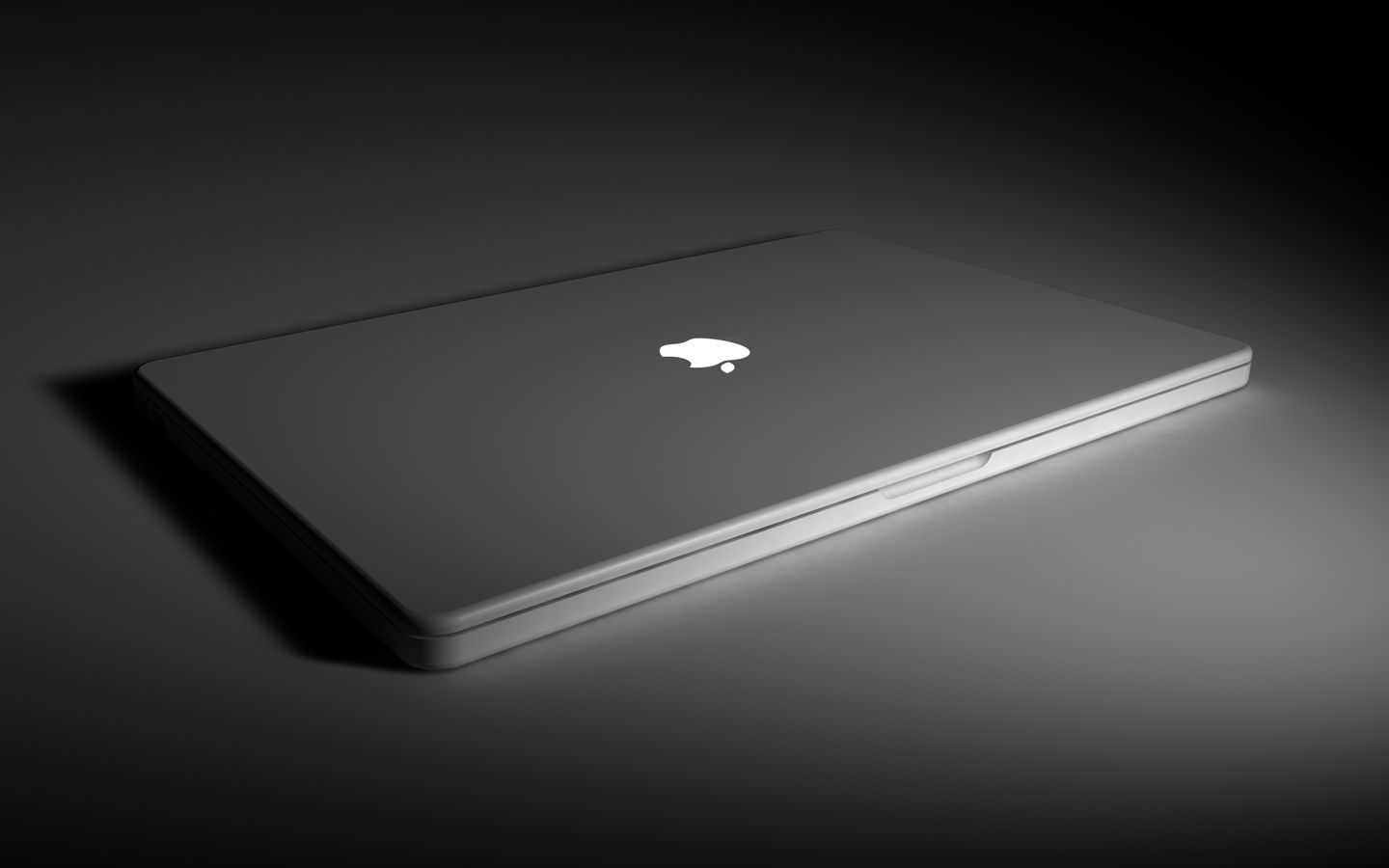 Apple Macbook Dark Wallpaper 1440x900