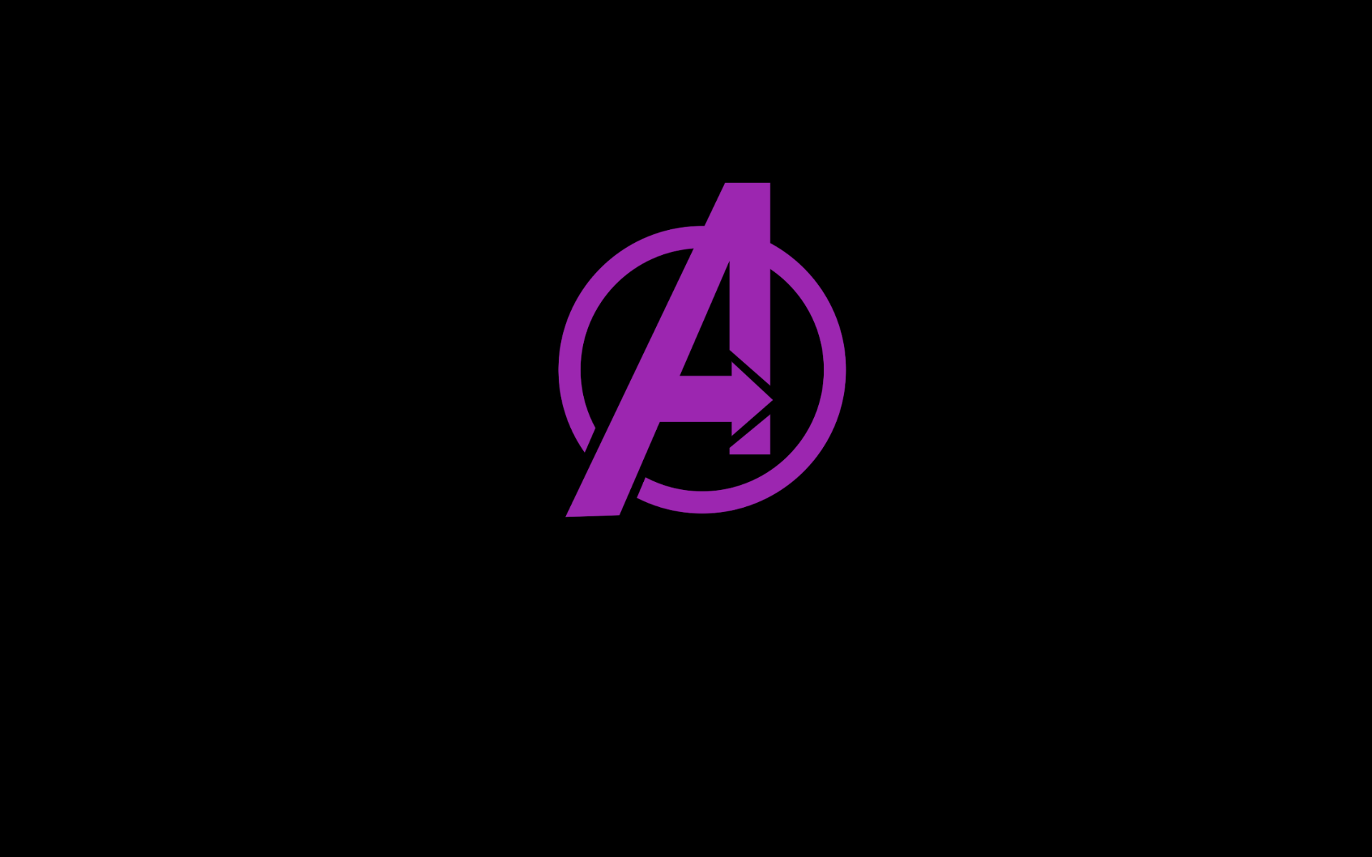 Wallpaper avengers, logo, purple, minimal desktop wallpaper, hd image,  picture, background, bacb91