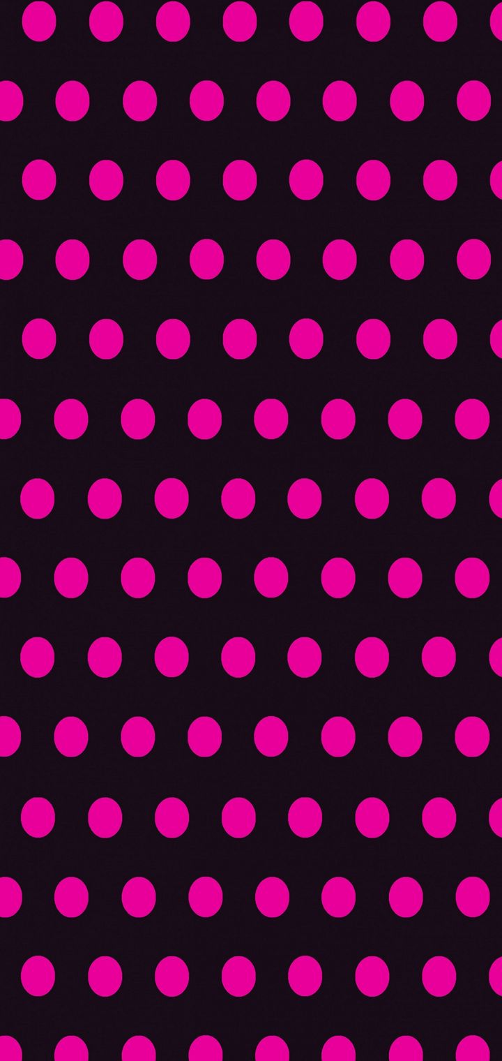Circles Art Pink Black Wallpaper - [720x1520]