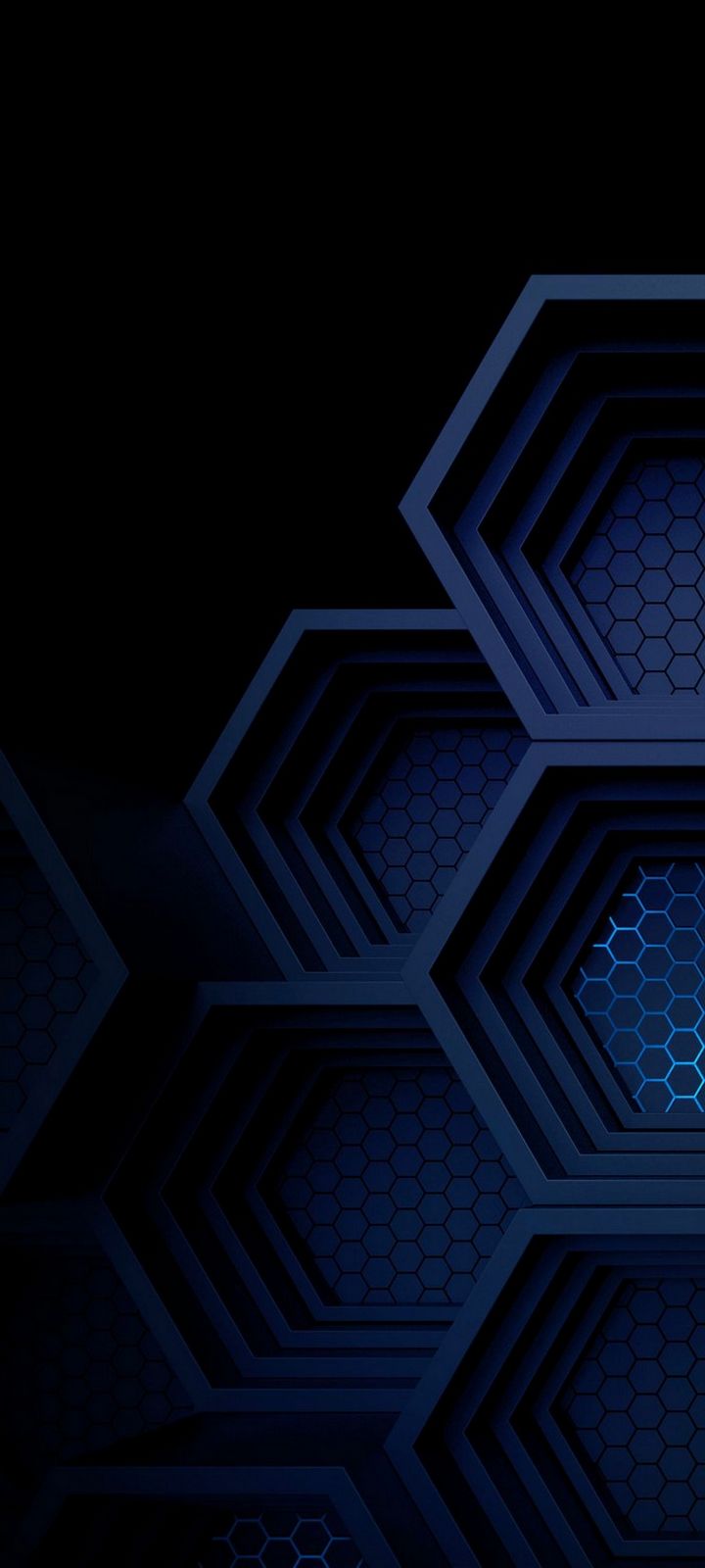 HD wallpaper Abstract blue Simple Black 3D  Wallpaper Flare