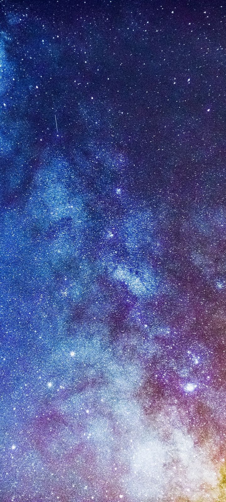 Starry Sky Milky Way Glitter Wallpaper - [720x1600]
