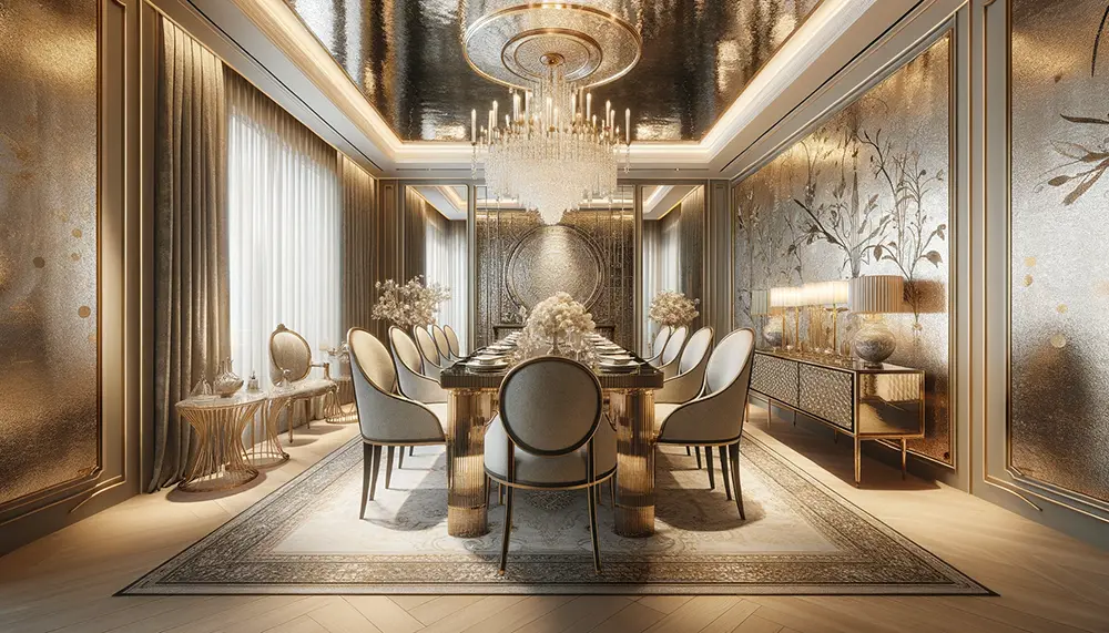 Metallic and Shimmery Finishes